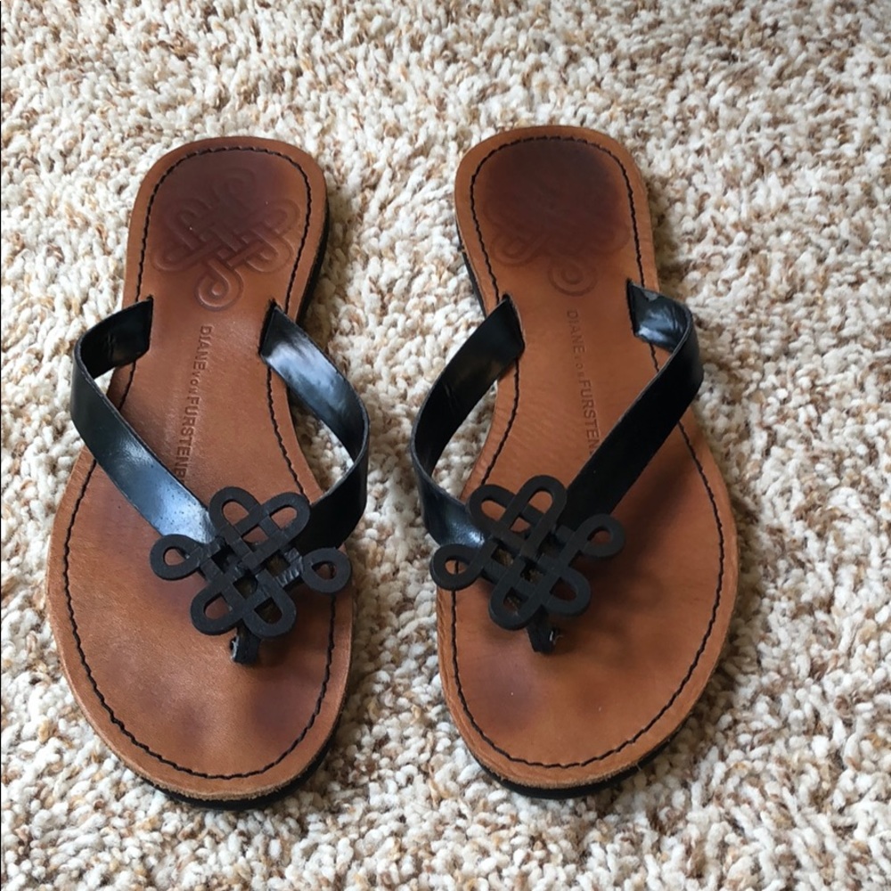 Diane von Furstenberg Flip Flops